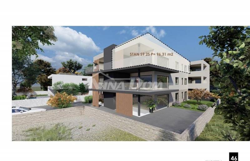 Apartmán ve druhém patře, dvě ložnice, v blízkosti moře a pláže S9 - 1