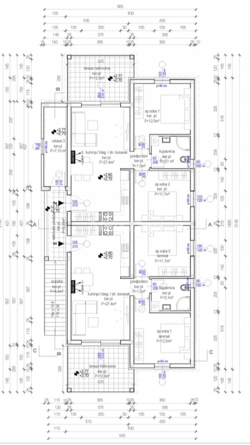 Apartmán v prvním patře, centrum ostrova Vir (voda a kanalizace) - 8
