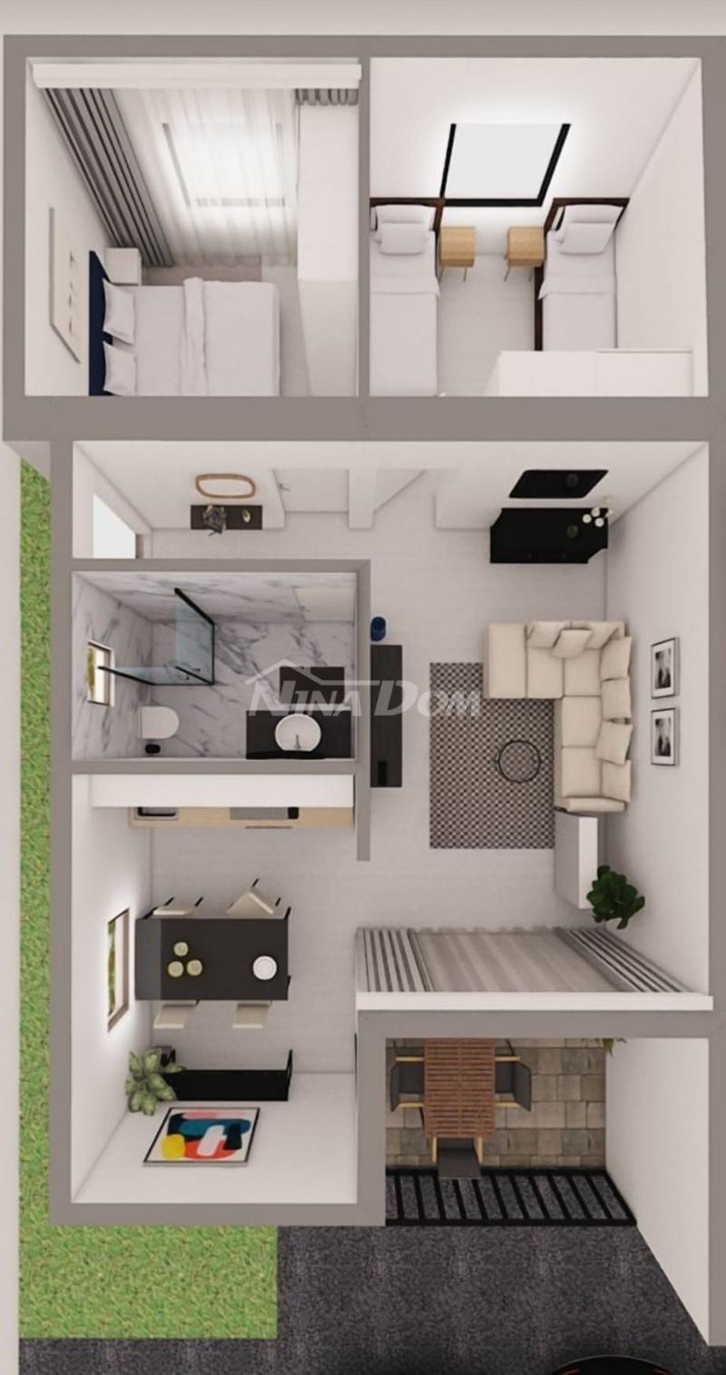 Řadový bungalov 60 m2 - 10