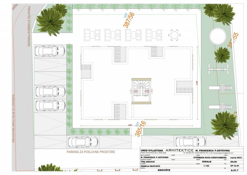 Dvoupokojový byt 80 m2 se střešní terasou 91 m2 v Zadaru-Bibinje - 5
