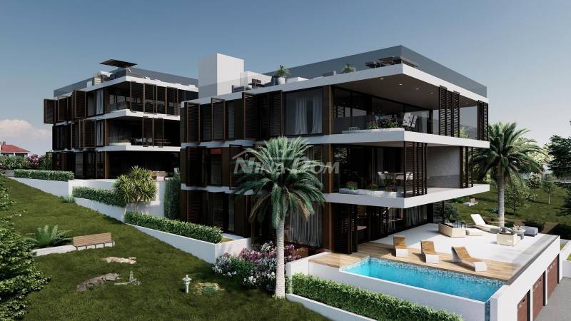 Luxusní dvoupokojový apartmán s výhledem na moře v Kožin - 14