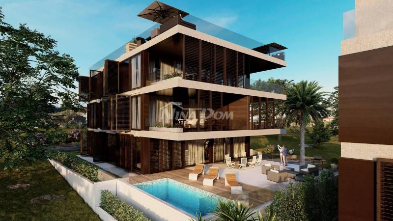 Luxusní dvoupokojový apartmán s výhledem na moře v Kožin - 15