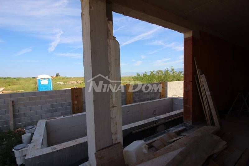 Dvojvila ve výstavbě, plánovaný termín dokončení léto 2025 - 7