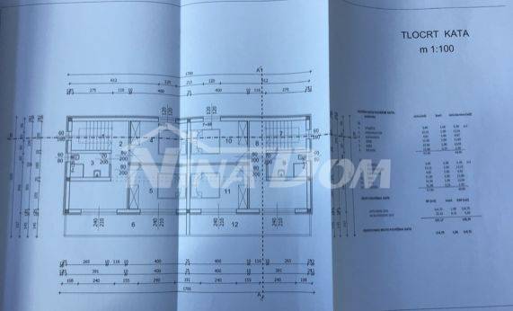 Novostavba dvojdomu, přízemí, patro a podkroví, výhled na moře - 5