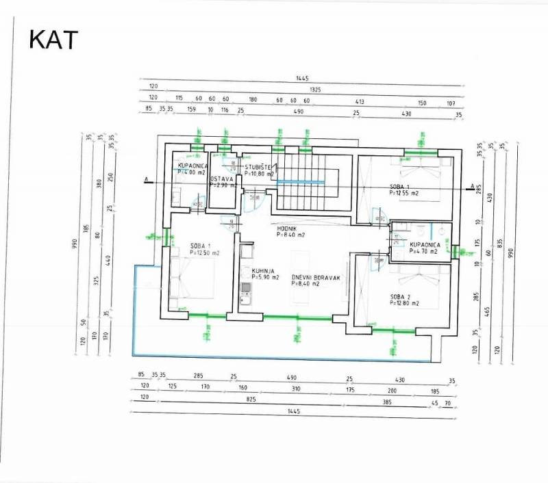 Stavební pozemek 400 m2 s koncepčním řešením. - 5