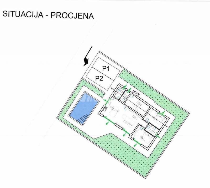 Stavební pozemek 400 m2 s koncepčním řešením. - 6