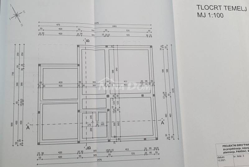 Pozemek jižní strana Vir 570 m2, se stavebním povolením. - 2