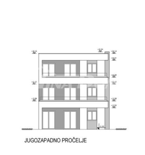 Stavební pozemek s platným stavebním povolením pro 3 byty - 4