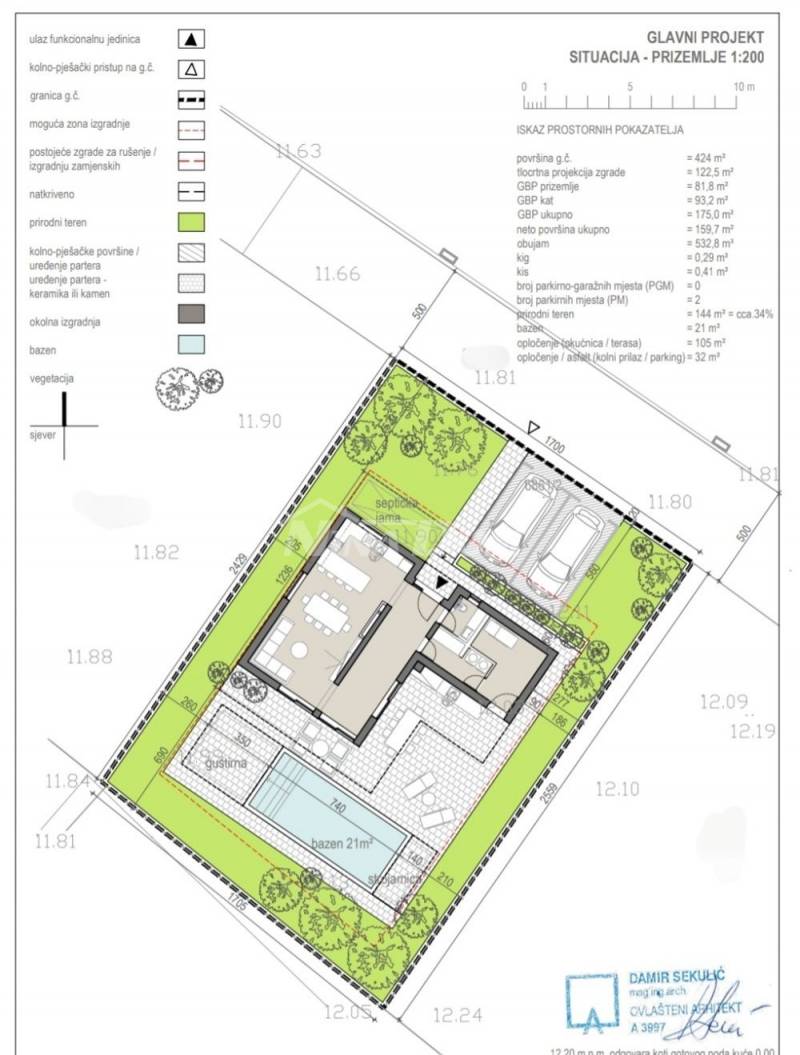 Vila s bazénem v bezprostředním centru ostrova Vir. - 4