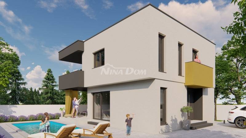 Vila s bazénem, novostavba - 2