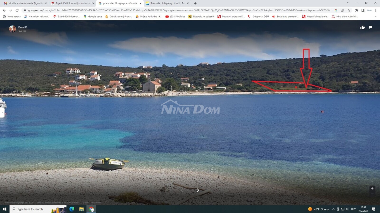Ostrov první řady Premuda, rarita na trhu