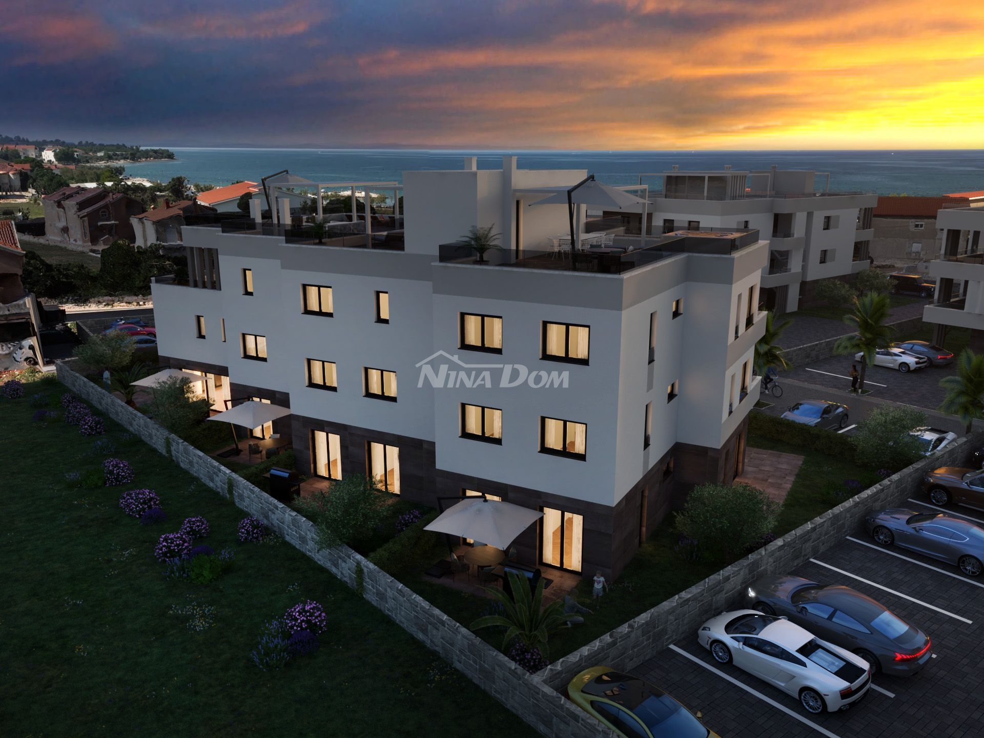 Apartments Zaton in a luxurious location