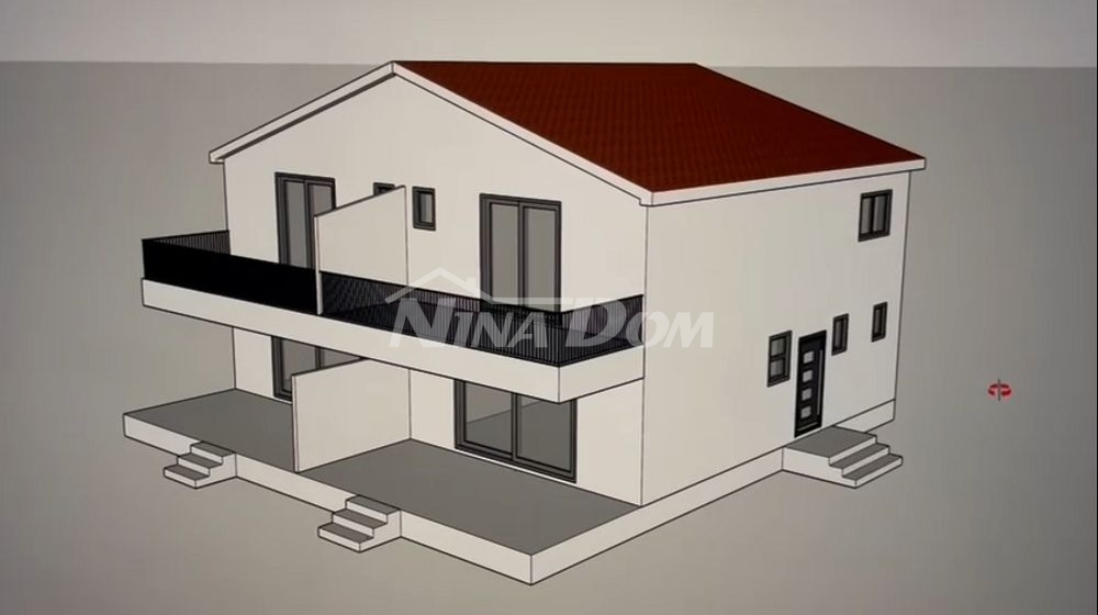 Dům ve výstavbě, 100 m2. k moři.